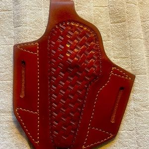 Holster, Left Handed, K Frame 4 inch, Basket Weave